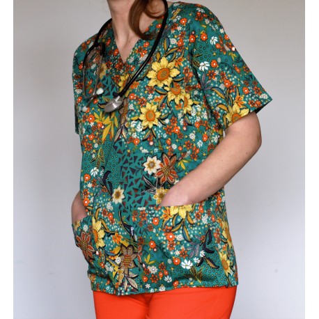 Costum Medical Imprimat Jungle