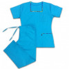 Costum Medical Uni cambrat Bren Combi - bumbac & elastan