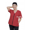 Costum Medical Uni Clasic Dama Contrast cu fermoar + boneta