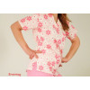 Bluza medicala imprimata cu anchior - Adelle 02 bumbac & elastan