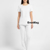 Costum Medical bumbac Dama cu decolteu rotund - Elegant